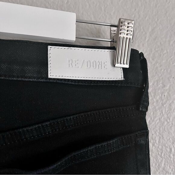 Redone high rise black NWT 27” premium denim jeans - stretch - Picture 14 of 16